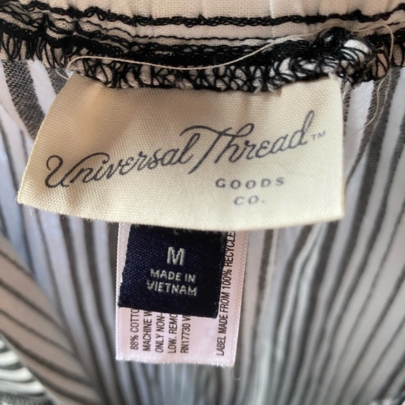 Universal Thread Striped Midi Skirt, Size M - Picture 5 of 5